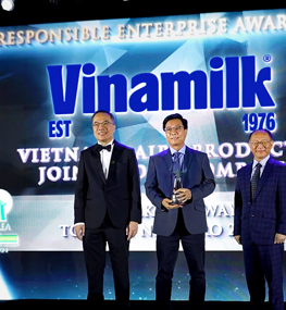 Vinamilk được vinh danh tại giải thưởng doanh nghiệp trách nhiệm châu Á